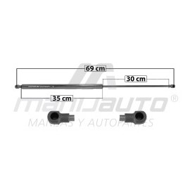 AMORTIGUADOR 5TA PUERTA KANGOO RENAULT 35124
